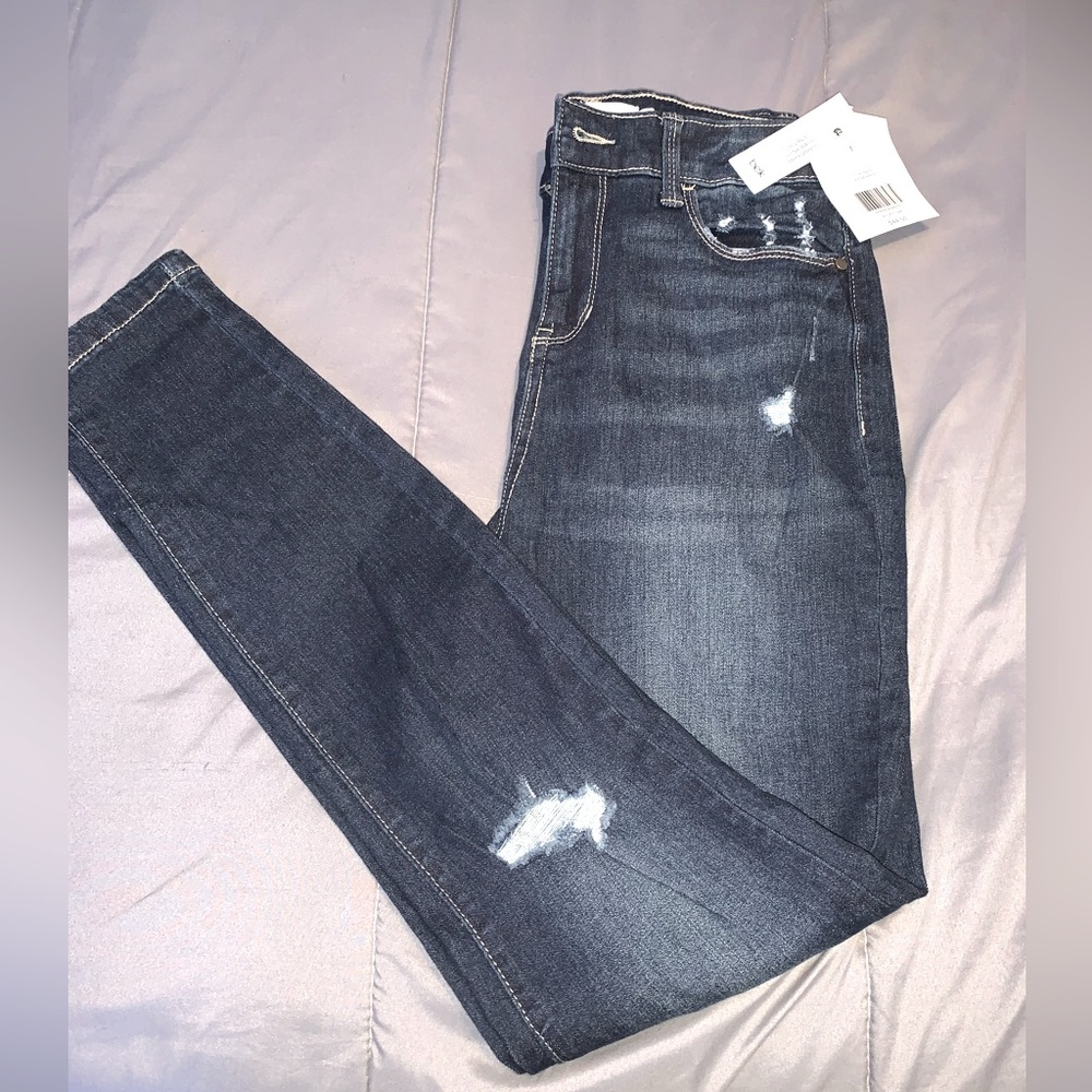 • True craft Dark Washed Jeans, High rise Skinny jeans •